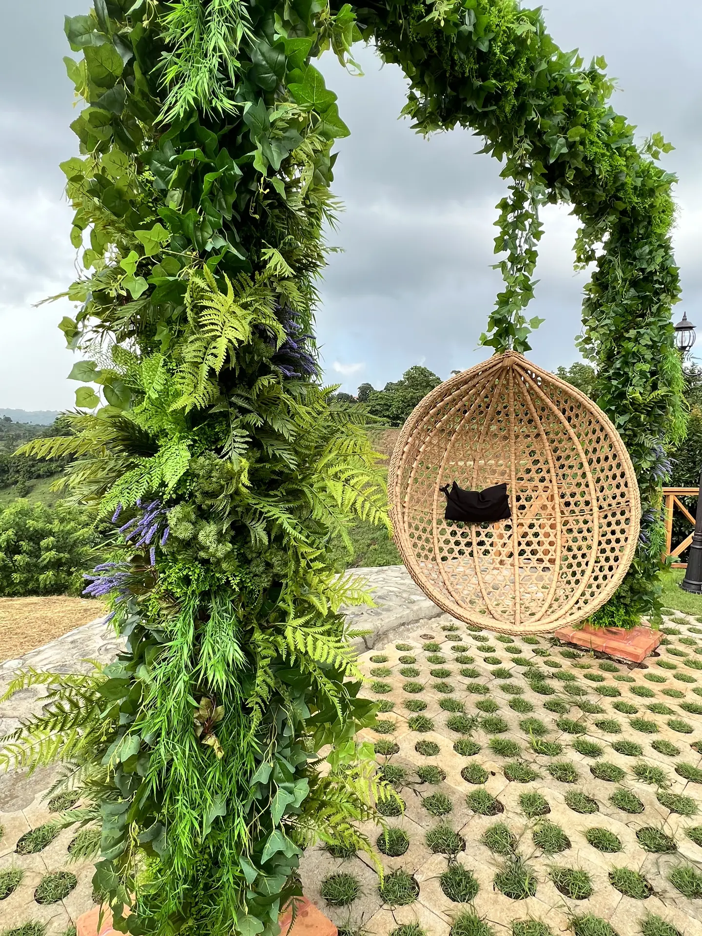 Decoracion Verde Variada Arco Decorativo