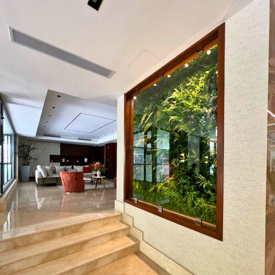 Jardín Vertical Artificial Deluxe Formato Cuadro