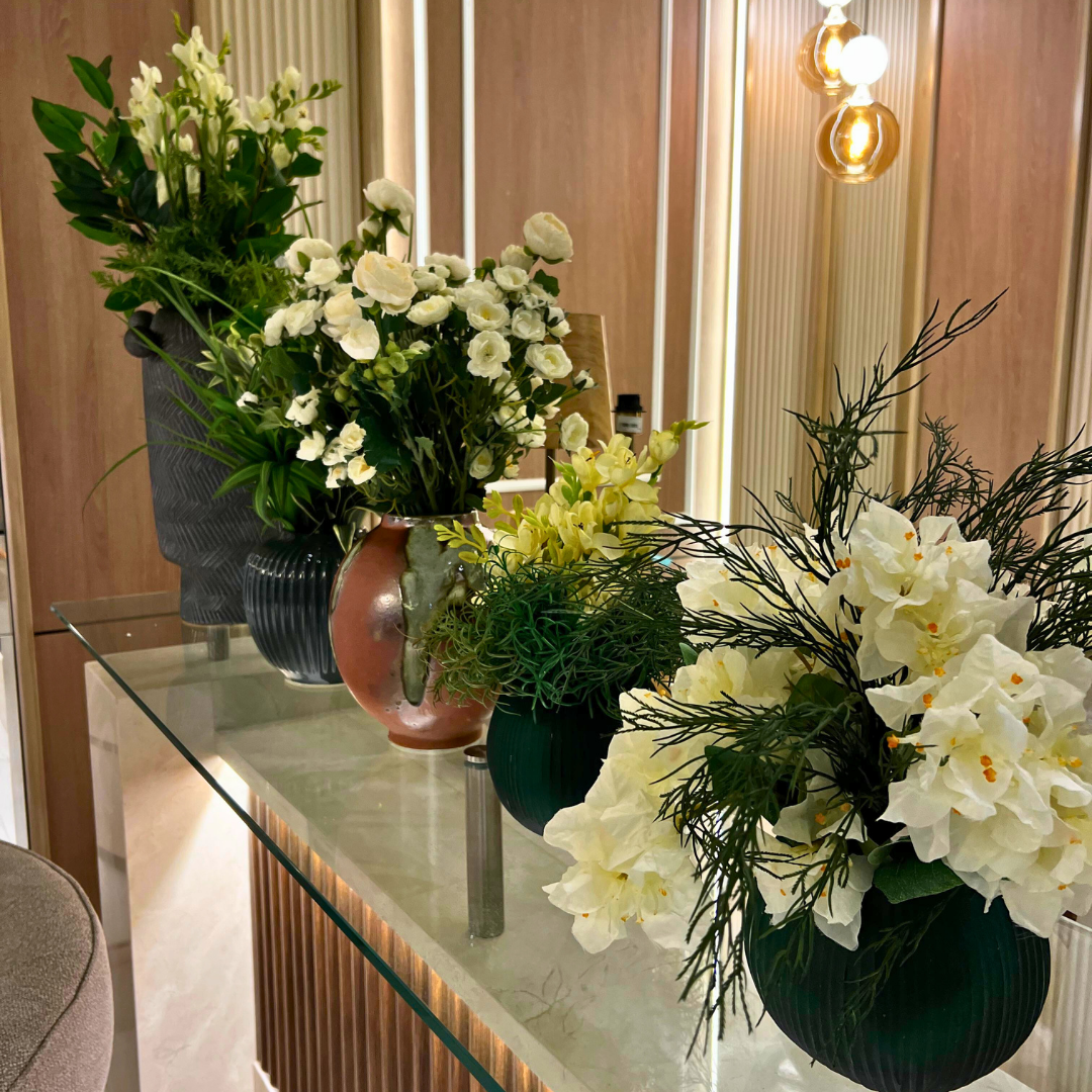 Decoracion Verde Variada Artificial Maceteros