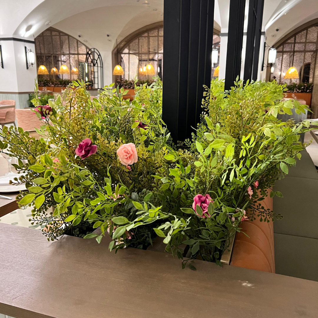 Decoracion Verde Variada en Mueble