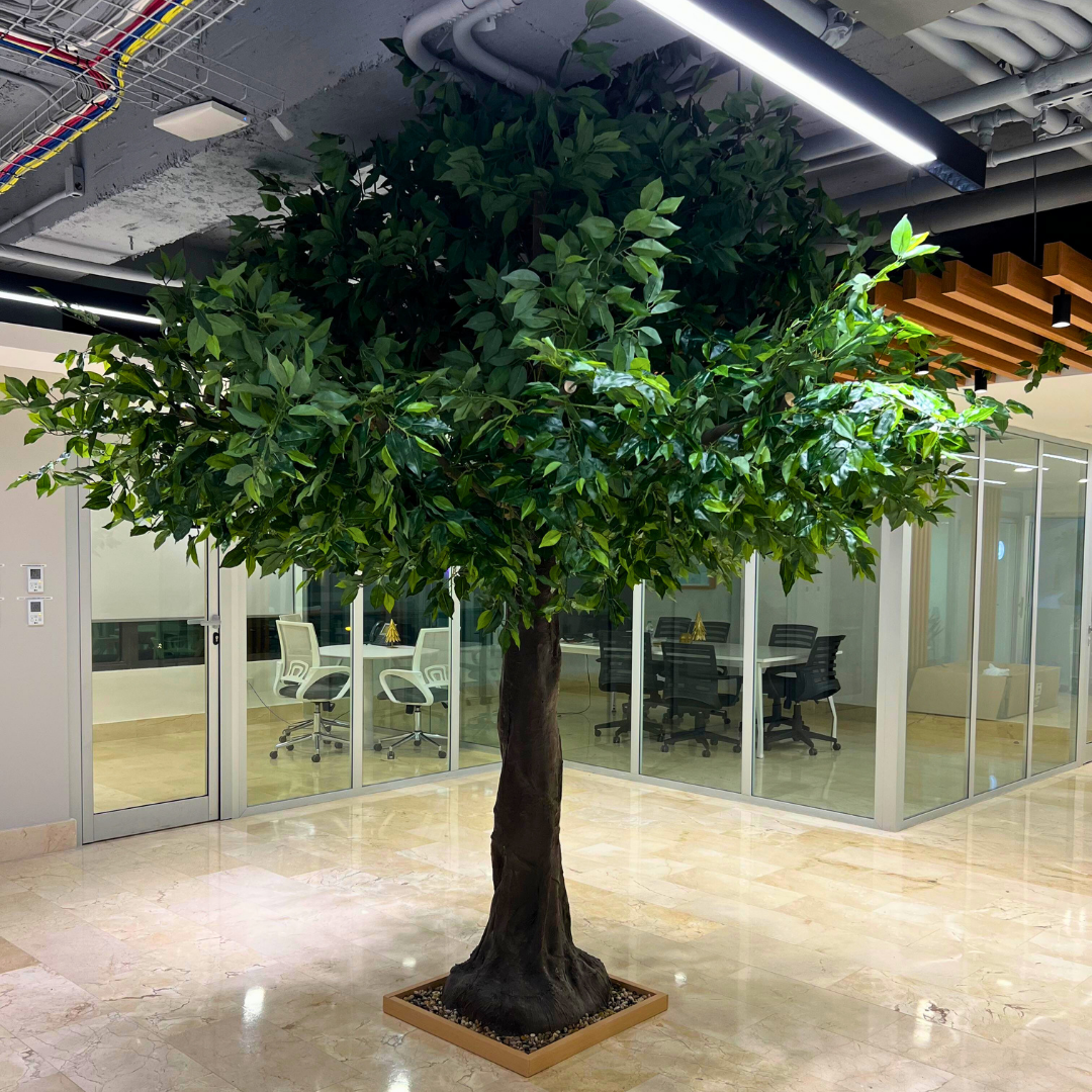 Decoracion Verde Variada Arbol Artificial